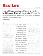 Could Coronavirus Cause a Spike in Divorce Rates? Experts Weigh In